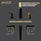 Anzzi 2-Handle 3-Hole Widespread Bathroom Faucet, Matte Black Brushed Gold L-AZ905MB-BG - alternate 4